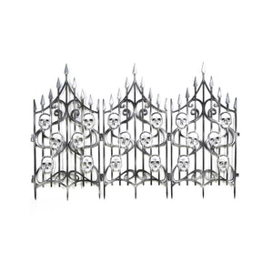 3 Ft Skull Swirl Fence