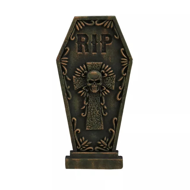 2 Ft RIP Skull Tombstone