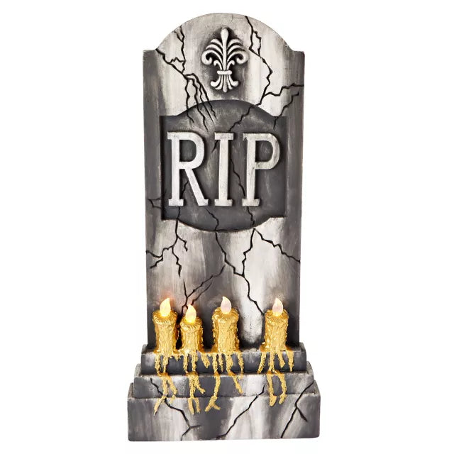 36 Inch Light-Up RIP Tombstone
