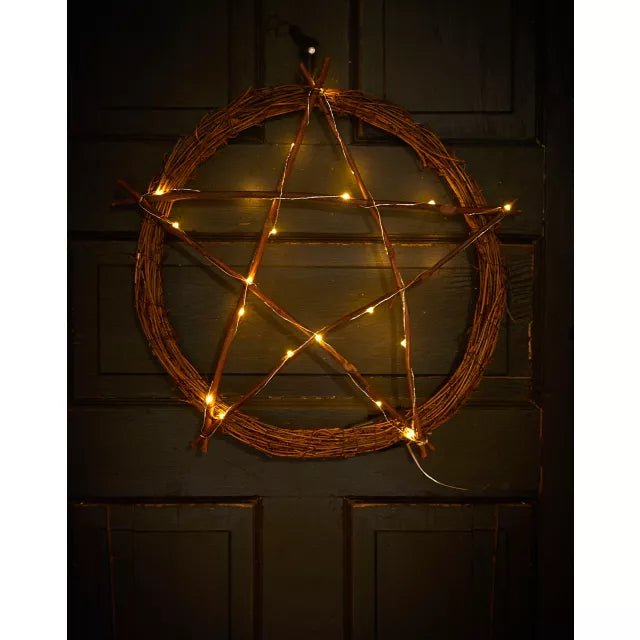 Light-Up Pentagram Wreath