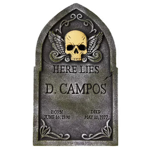 21 Inch D. Campos Tombstone - Decorations