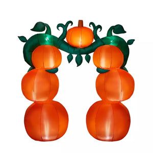 9 Ft Light-Up Jack-O'-Lantern Archway Inflatable Decoration