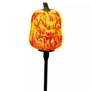 Light-Up LED Spooky Pumpkin Pathway Markers