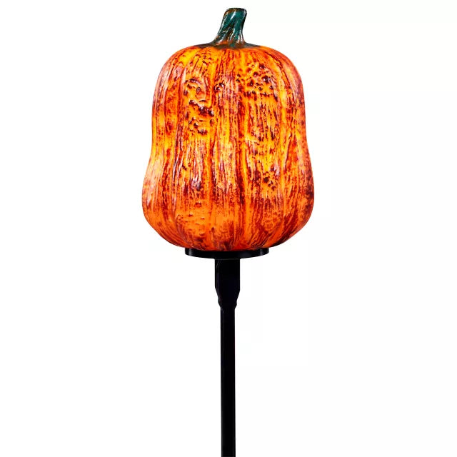 Light-Up LED Spooky Pumpkin Pathway Markers