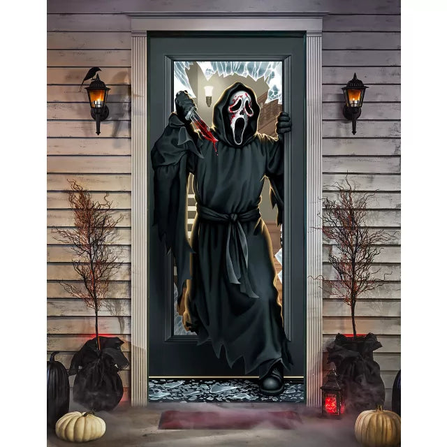 Ghost Face Door Cover