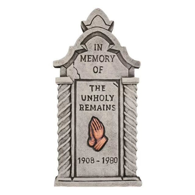21 Inch Unholy Remains Tombstone