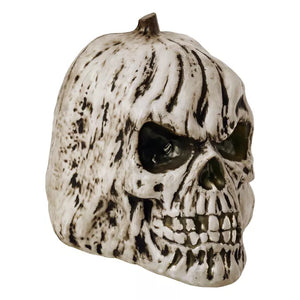 Black and White Pumpkin Skull