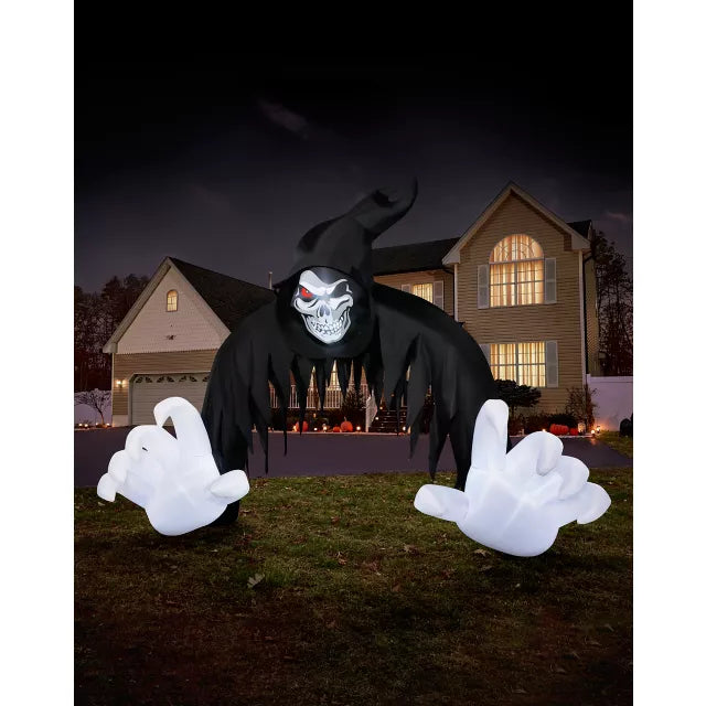 12 Ft Light-Up Jack the Reaper Archway Inflatable Decoration