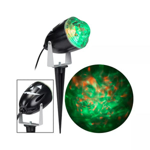 Orange Green Fire and Ice Light Projector