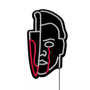 Michael Myers Neon LED Light-Up Sign - Halloween