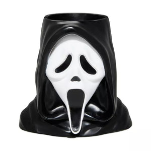 Molded Ghost Face Horror Head