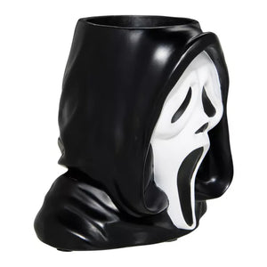 Molded Ghost Face Horror Head