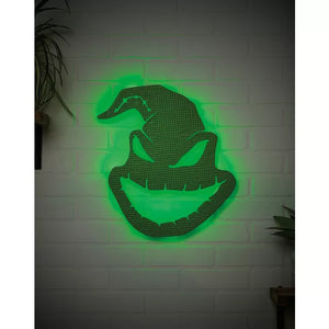 Oogie Boogie LED Light-Up Sign - The Nightmare Before Christmas