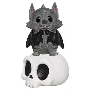 Bat Skull Statue