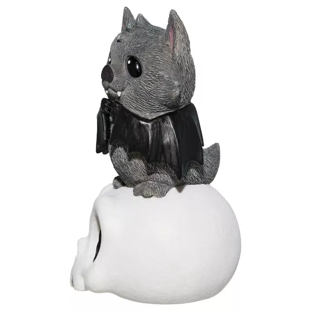 Bat Skull Statue