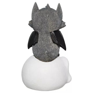 Bat Skull Statue