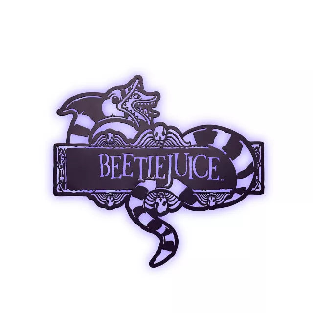 Beetlejuice Sandworm LED Light-Up Sign