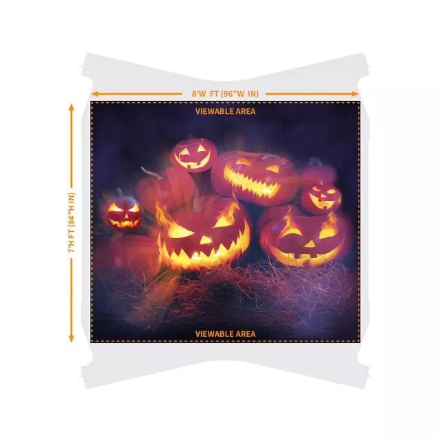Evil Pumpkins Garage Single Door Cover