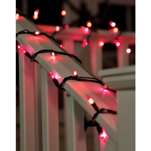 Double Purple and Orange String Lights