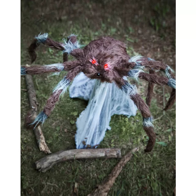 21 In LED Brown Jumping Spider Animatronic