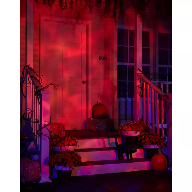 Red Fire and Ice LED Spot Light