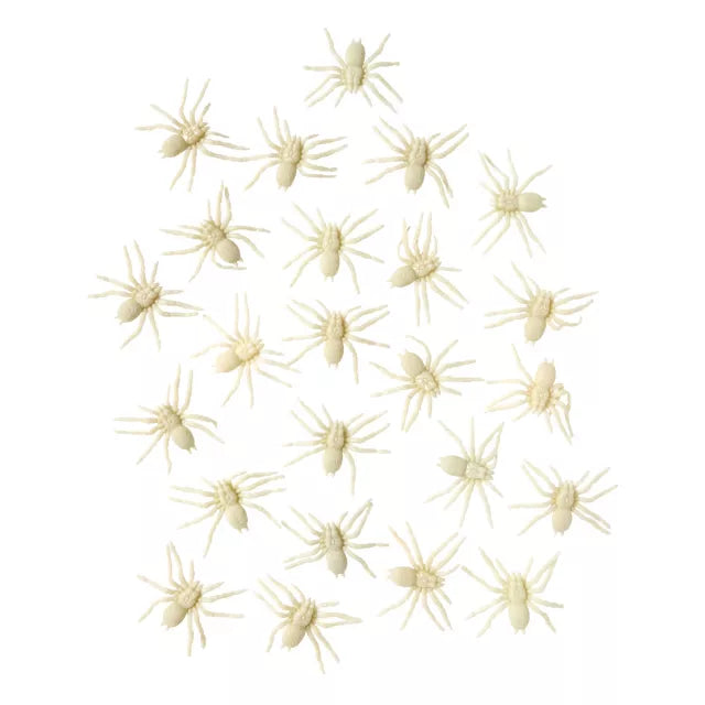 Glow in the Dark Spiders - 18 Pack