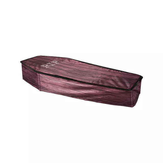 5 Ft Printed Fabric Collapsible Coffin