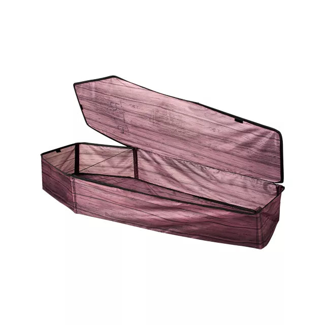 5 Ft Printed Fabric Collapsible Coffin