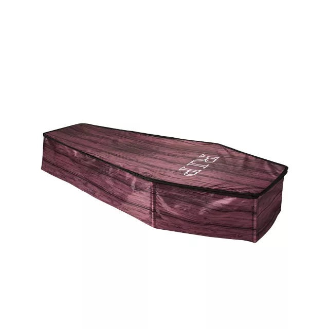 5 Ft Printed Fabric Collapsible Coffin