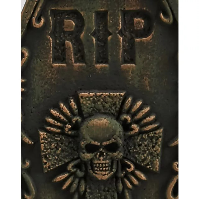 2 Ft RIP Skull Tombstone
