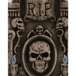 Light-Up Skull Tombstone
