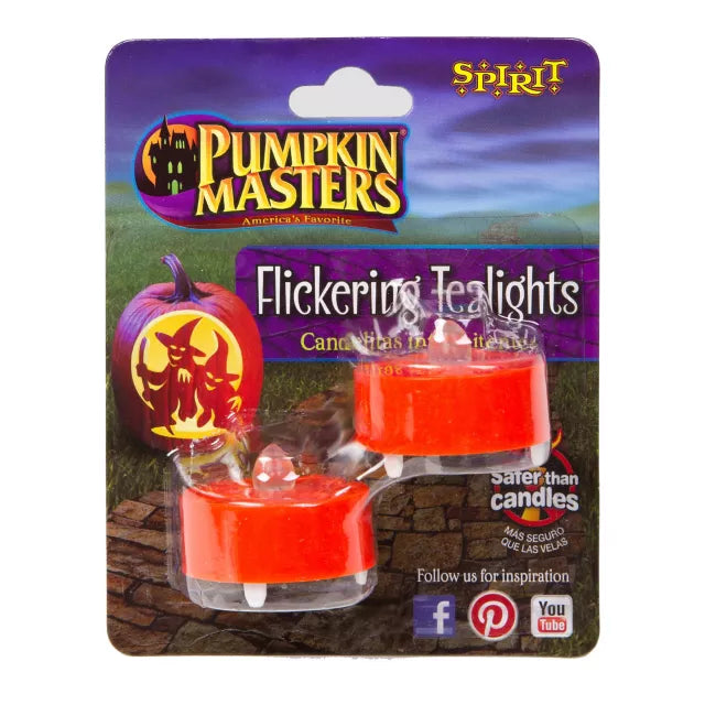 Flickering Pumpkin Tealights