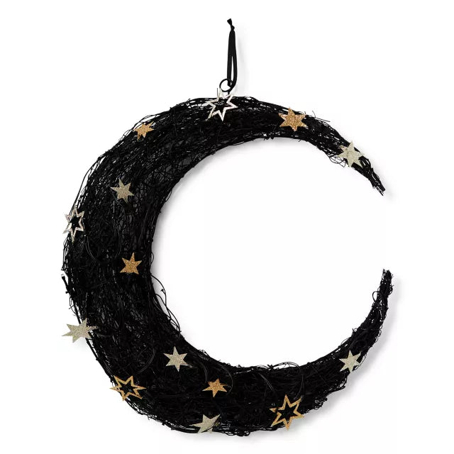 2 Ft Tarot LED Light-Up Moon Wreath
