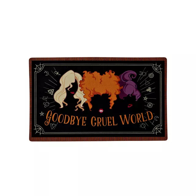 Goodbye Cruel World Doormat - Hocus Pocus