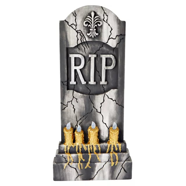 36 Inch Light-Up RIP Tombstone