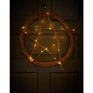 Light-Up Pentagram Wreath