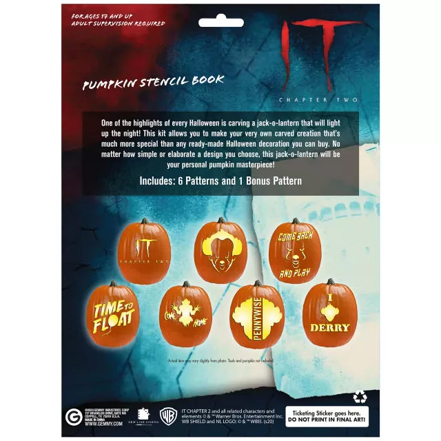 Pumpkin Carving Stencils - It Chapter Two