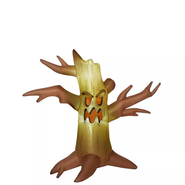 5.5 Ft Light-Up Haunted Tree Inflatable Decoration