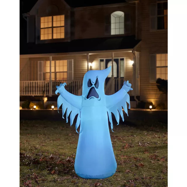 4 Ft Light-Up Ghost Inflatable Decoration