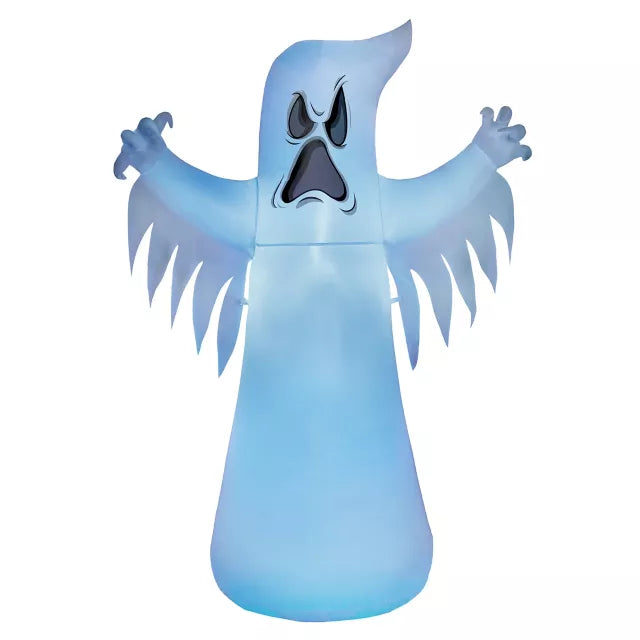 4 Ft Light-Up Ghost Inflatable Decoration