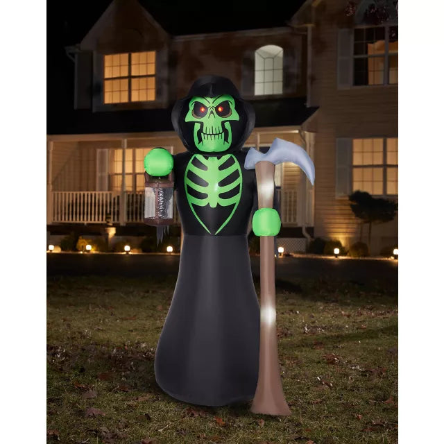 8 Ft Grim Reaper Light-Up Inflatable Decoration