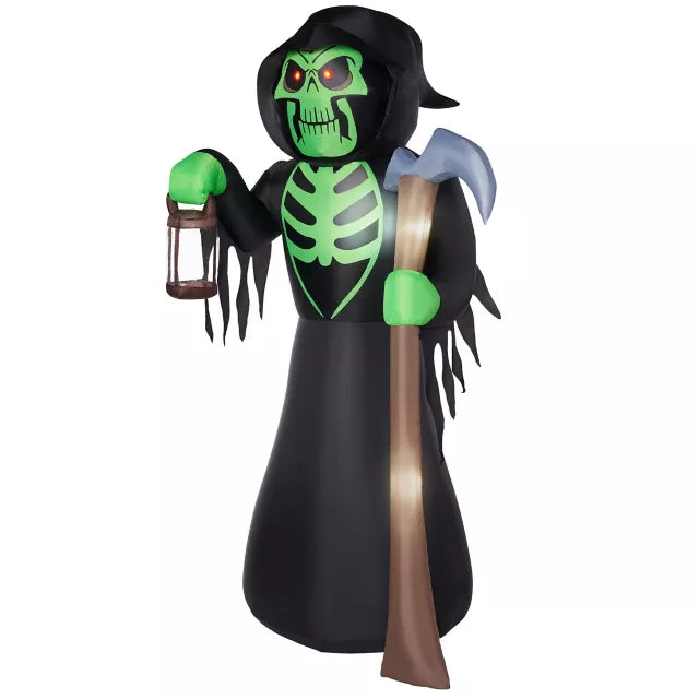 8 Ft Grim Reaper Light-Up Inflatable Decoration