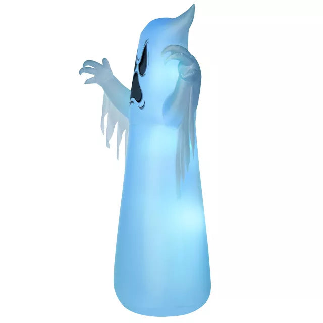 8 Ft Light-Up Ghost Inflatable Decoration