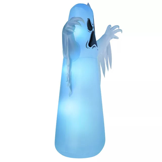 8 Ft Light-Up Ghost Inflatable Decoration