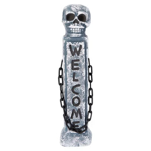 21 Inch Welcome Tombstone Pillars