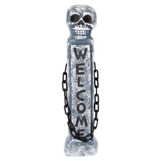 21 Inch Welcome Tombstone Pillars