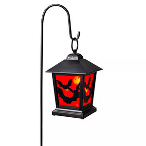 Red LED Creepy Bats Lantern Pathway Markers - 3 Pack