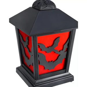 Red LED Creepy Bats Lantern Pathway Markers - 3 Pack