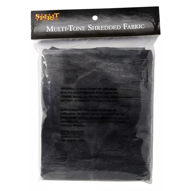 Multi-Tone Shredded Fabric