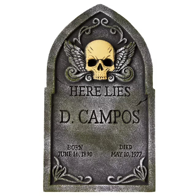 21 Inch D. Campos Tombstone - Decorations